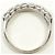 Autre Marque Platin-Ehering mit Diamant - Ansicht 2