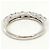 Autre Marque Platin-Ehering mit Diamant - Ansicht 3