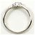 Autre Marque PT900 Platin-Bandring mit Diamant - Ansicht 2