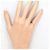 Autre Marque Platinband-Ring PT950 mit Diamant - Ansicht 5