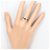 Autre Marque Platinring PT850 mit Saphir und Diamant - Ansicht 6