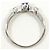Autre Marque Platin-Bandring mit Diamant und Tanzanit - Ansicht 2