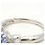 Autre Marque Platin-Bandring mit Diamant und Tanzanit - Ansicht 4