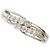 Autre Marque Platin-Ehering mit Diamant