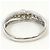 Autre Marque Platin-Ehering mit Diamant - Ansicht 3
