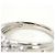 Autre Marque Platin-Ehering mit Diamant - Ansicht 4