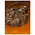 Borsa Hobo Zagliani in Pelle di Pitone Marrone - vista 3