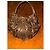 Borsa Hobo Zagliani in Pelle di Pitone Marrone - vista 7