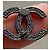 Orecchini a lobo Chanel CC con strass Argento - vista 5