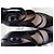 Christian Dior Black Python Leather Ankle Strap Pumps - view 2