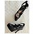 Christian Dior Black Python Leather Ankle Strap Pumps - view 3