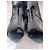 Botines Christian Dior de piel negra efecto serpiente Negro - vista 2