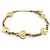 BRACCIALE O.J. PERRIN LEGENDES COEUR LE04-17 16CM ORO GIALLO 18K 9.6GR BANGLE D'oro - vista 2