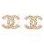 NUOVI ORECCHINI CHANEL LOGO CC MATELASSÉ 2024 ORO STRASS D'oro