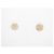 NEUE CHANEL CC LOGO RUNDE STECKER-OHRRINGE GOLDFARBENES METALL Golden - Ansicht 4