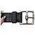 Hermès BRACELETE HERMES MANCHETTE COM FIVELA DE ESTRIBO EM COURO DE CROCODILO ALLIGATOR Marrom - vista 5