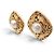 VINTAGE CHANEL BAROCK-OHRRINGE MIT GOLDENEN PERLEN 1990 1991 - Ansicht 2