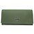 PRADA NYLON-GELDBEUTEL MIT LOGO-PLAKETTE GRÜN KARTENHALTER WALLET