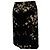 Givenchy knielange Rock mit Blumenprint aus schwarzer Viskose - Ansicht 3