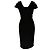 Abito midi Roland Mouret in viscosa nera Nero
