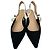 Dior J'Adior Slingback Ballerinas aus schwarzem Polyester - Ansicht 3