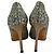 Décolleté Jimmy Choo Romy 85 Glitter in pelle argento - vista 6