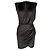 Balmain Mini-Kleid aus Jersey in schwarzem Polyester