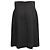 Falda longitud rodilla Yves Saint Laurent en lino negro - vista 3