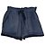 Ulla Johnson Drawstring Shorts in Navy Blue Linen