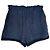 Ulla Johnson Drawstring Shorts in Navy Blue Linen - view 3