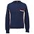 Sweatshirt à rayures Thom Browne en laine bleu marine