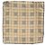 Foulard quadrato Burberry Nova Check in seta beige - vista 2