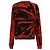 Proenza Schouler Pullover mit Tie-Dye-Print aus roter Baumwolle