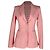 Altuzarra Gingham-Blazer aus rosa Baumwolle Braun Pink