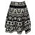 Gonna stampata Alexander McQueen in viscosa multicolore Stampa python