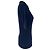 Polo Burberry Brit con scollo a V in cotone blu navy - vista 2