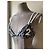 Christian Dior Oblique Monogramm Bikini-Set Weiß Dunkelblau - Ansicht 2