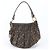 Borsa a mano Fendi Zucca 8BK044 in pelle e canvas Marrone