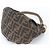 Borsa a mano Fendi Zucca 8BK044 in pelle e canvas Marrone - vista 5