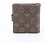 Portafoglio bi-fold compatto con zip Louis Vuitton Monogram Marrone - vista 2
