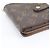 Portafoglio bi-fold compatto con zip Louis Vuitton Monogram Marrone - vista 3