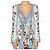 Camilla Masking Madness Printed Silk & Polyester Jacket Pink White Red Blue Multiple colors Green Yellow