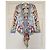 Camilla Masking Madness Printed Silk & Polyester Jacket Pink White Red Blue Multiple colors Green Yellow - view 5