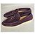 Loro Piana Summer Walk Mocassini Camoscio Viola Porpora - vista 4