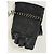 Chanel Guanti senza dita in pelle d'agnello nera Nero - vista 3