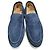 Loro Piana Summer Walk Mocassini Camoscio Blu