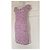Mini Vestido Balenciaga com Decote Drapeado Estampado Animal Roxo e Branco - vista 5