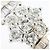 Autre Marque Platin-Diamant-Bandring - Ansicht 2