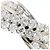 Autre Marque Platinband-Ring PT850 mit Diamant - Ansicht 2
