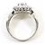 Autre Marque Bague Anneau en Platine avec Diamant - vue 3